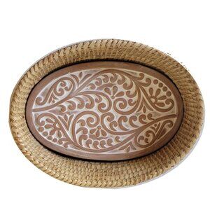Bread/Tortilla Basket with Terracota Warmer